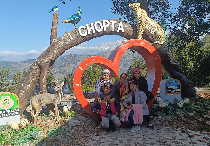 Auli Chopta Tour Package from Ahmedabad
