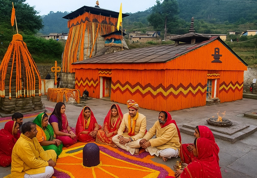 wedding-ceremony-triyuginarayan-temple