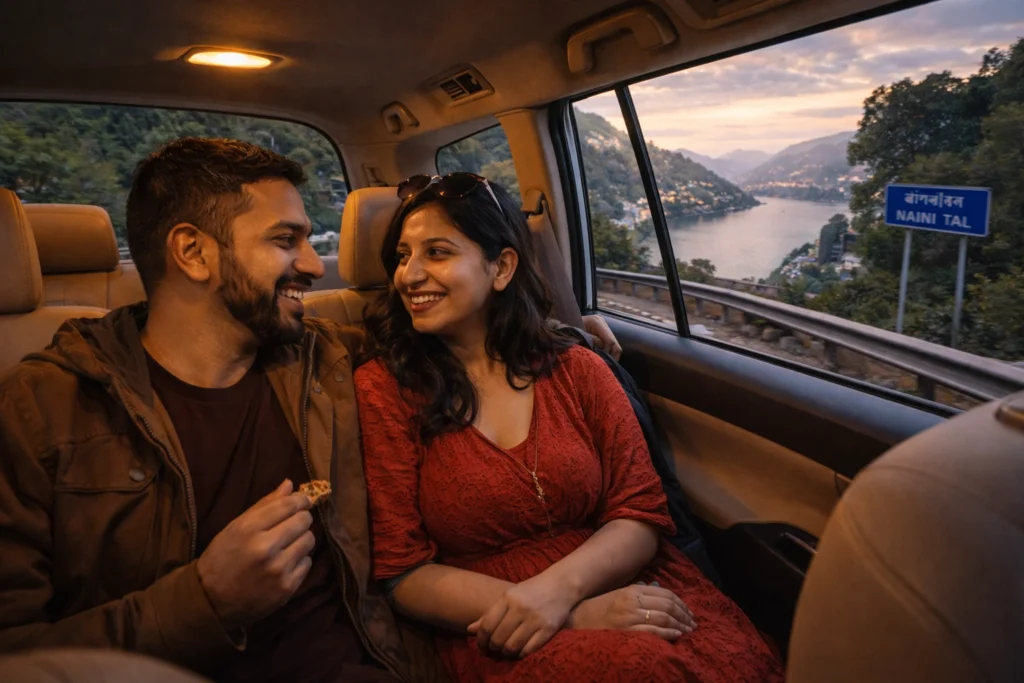 Tourists Taking Ride in Innova